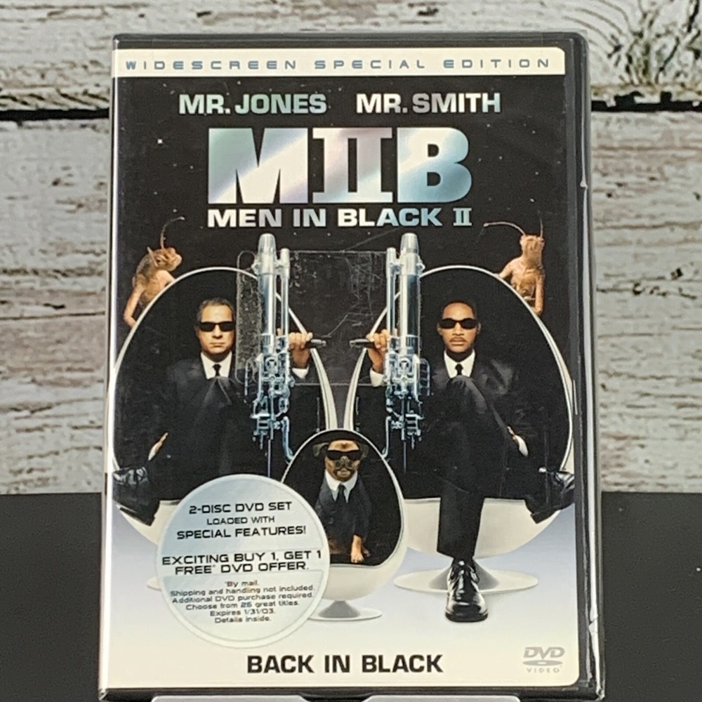 Men in Black II (Widescreen Special Edition) (DVD, 2002) Tommy Jones, Will Smith